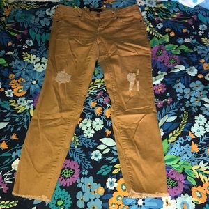 Tan Aeropostale jeans!